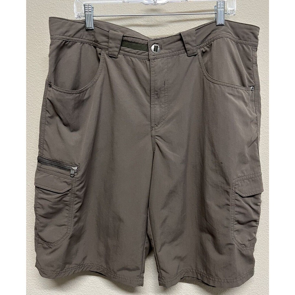 Merrell Cargo Shorts Opti Wick UPF50+ Men's Size 38R Taupe Brown